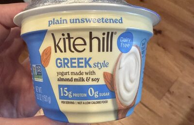 Plain Unsweetened Greek Style Plant-Based Yogurt