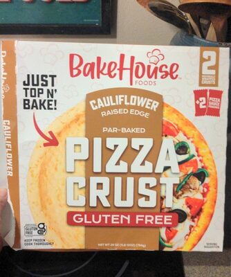 Cauliflower Gluten Free Pizza Crust, Cauliflower