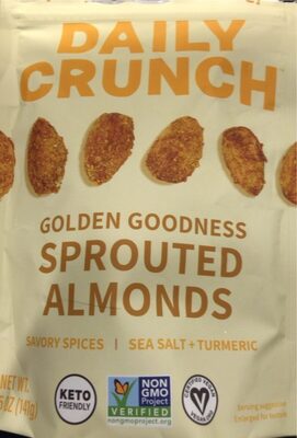 Golden Goodness Sprouted Almonds, Golden Goodness