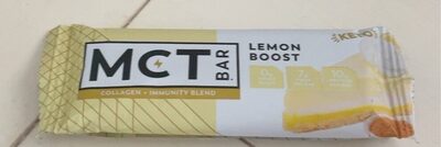 Lemon Boost Keto Bar, Lemon Boost