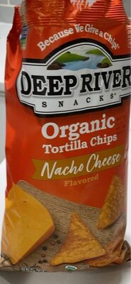 Organic Nacho Cheese Flavored Corn Tortilla Chips, Nacho Cheese