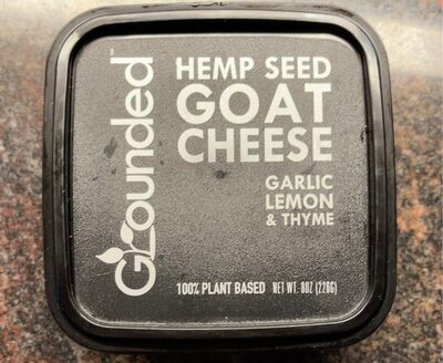 Garlic Lemon & Thyme Hemp Seed Goat Cheese, Garlic Lemon & Thyme