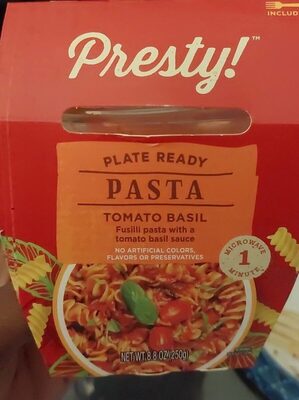 Tomato Basil Fusilli Pasta With A Tomato Basil Sauce