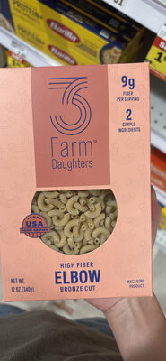 Macaroni Product, Bronze Cut High Fiber Elbow