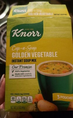 Golden Vegetable Cup-A-Soup Instant Soup Mix, Golden Vegetable