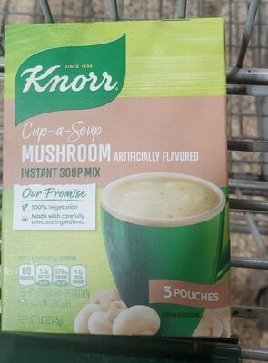Mushroom Flavored Instant Cup Soup Mix, Mushroom
