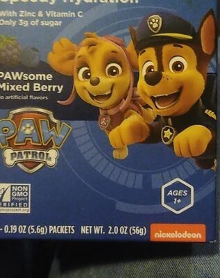 Pawsome Mixed Berry Kids Electrolyte Drink Mix, Pawsome Mixed Berry