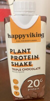 Plant Protein 20 G Superfood Shake, Triple Chocolate, Triple Chocolate