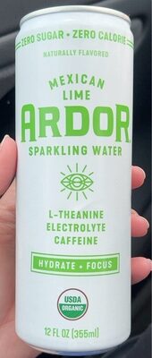 Energy Mexican Lime Sparkling Water, Lime