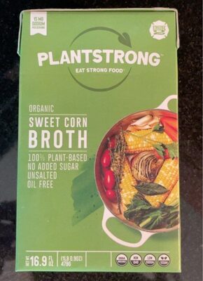 Sweet Corn Organic Broth, Sweet Corn