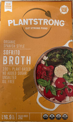 Spanish Style Organic Sofrito Broth, Spanish Style