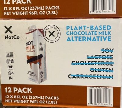Whole Plant-Based Chocolate Milk, Chocolate