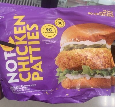 Plant-Based Breaded Chicken Patties