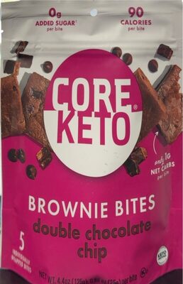 Double Chocolate Chip Keto Bites, Double Chocolate Chip