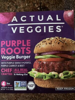 Purple Roots Veggie Burger