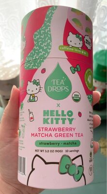 Strawberry Matcha Green Tea Drops, Strawberry Matcha Green