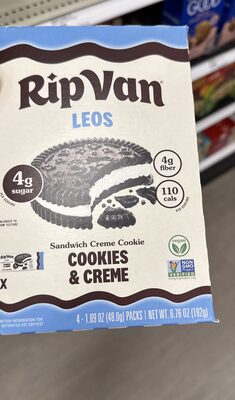 Cookies & Creme Leos Sandwich, Cookies & Creme
