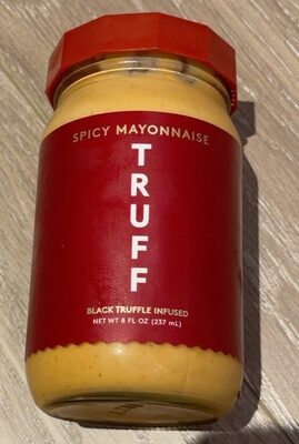 Black Truffle Infused Spicy Mayonnaise, Black Truffle Infused
