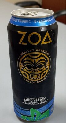 Super Berry Flavored Energy Drink, Super Berry