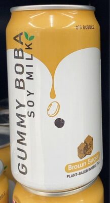 Brown Sugar Gummy Boba Soy Milk, Brown Sugar