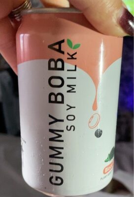 Black Tea Gummy Boba Soy Milk, Black Tea