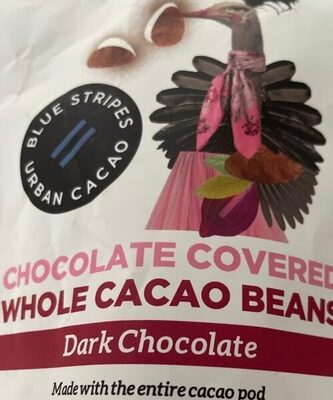 Dark Chocolate Chocolate Covered Whole 70% Cacao Beans, Dark Chocolate