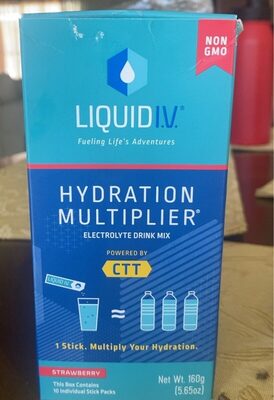 Strawberry Hydration Multiplier Electrolyte Drink Mix, Strawberry
