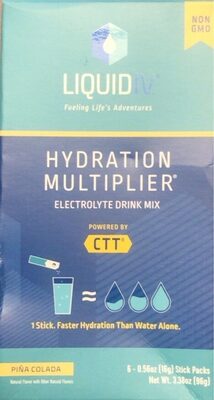 Hydration Multiplier Electrolyte Drink Mix, Pina Colada, Pina Colada