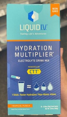 Tropical Punch Hydration Multiplier Electrolyte Drink Mix, Tropical Punch