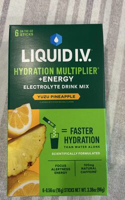 Yuzu Pineapple Energy Multiplier Drink Mix, Yuzu Pineapple
