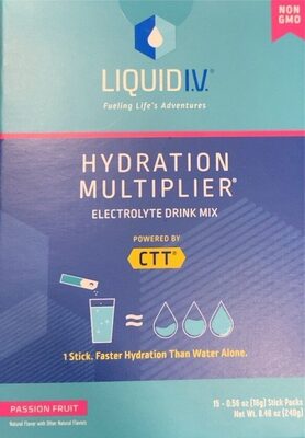 Passion Fruit Hydration Multiplier Electrolyte Drink Mix, Passion Fruit