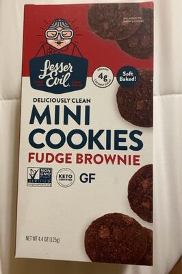 Fudge Brownie Mini Cookies, Fudge Brownie