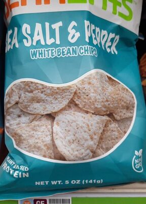 Sea Salt & Pepper White Bean Chips, Sea Salt & Pepper
