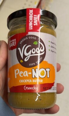 Crunchy Pea-Not Chickpea Butter, Crunchy Pea-Not Chickpea