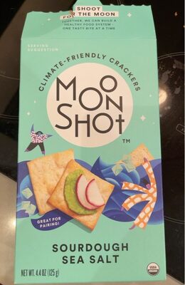 Sourdough Sea Salt Climate-Friendly Crackers, Sourdough Sea Salt