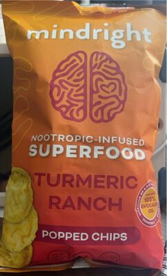 Turmeric Ranch Popped Chips, Turmeric Ranch