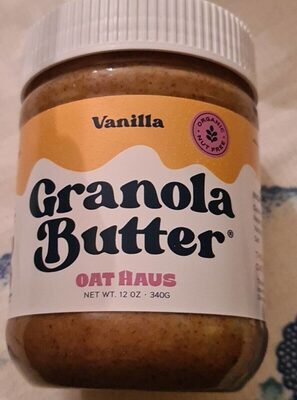 Vanilla Granola Butter, Vanilla