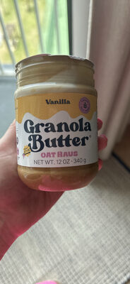 Vanilla Granola Butter, Vanilla
