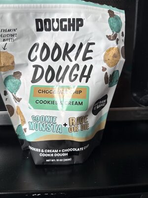 Cookies & Cream + Chocolate Chip Cookie Monsta + Ride Or Die Cookie Dough Drops, Cookies & Cream + Chocolate Chip