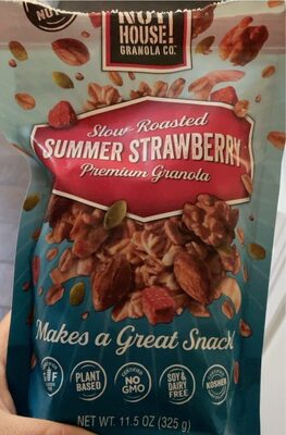 Summer Strawberry Slow-Roasted Premium Granola, Summer Strawberry