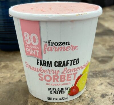 Strawberry Lemonade Sorbet, Strawberry Lemonade