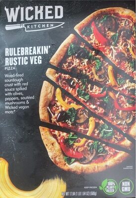 Rulebreakin' Rustic Veg Pizza, Rulebreakin' Rustic Veg