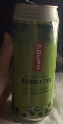 Matcha Flavor Taiwan Classic Bubble Tea With Tapioca Pearls, Matcha With Tapioca Pearls