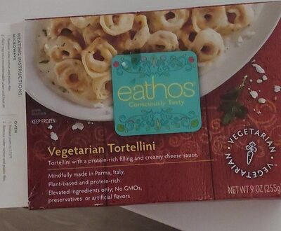 Vegetarian Tortellini With A Protein-Rich Filling And Creamy Cheese Sauce, Vegetarian Tortellini
