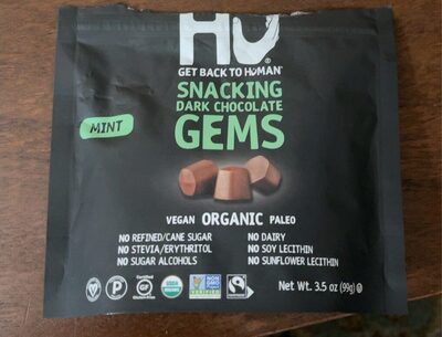 Mint Snacking Dark Chocolate Gems, Mint