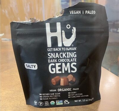 Salty Snacking Dark Chocolate Gems, Salty
