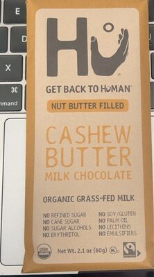 Cashew Butter Milk Chocolate, Cashew Butter