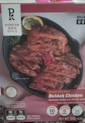 Korean BBQ Style Buldak Chicken, Korean BBQ Style