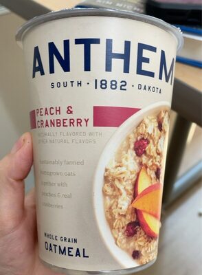 Peach & Cranberry Whole Grain Oatmeal, Peach & Cranberry