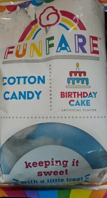 Birthday Cake Cotton Candy, Birthday Cake